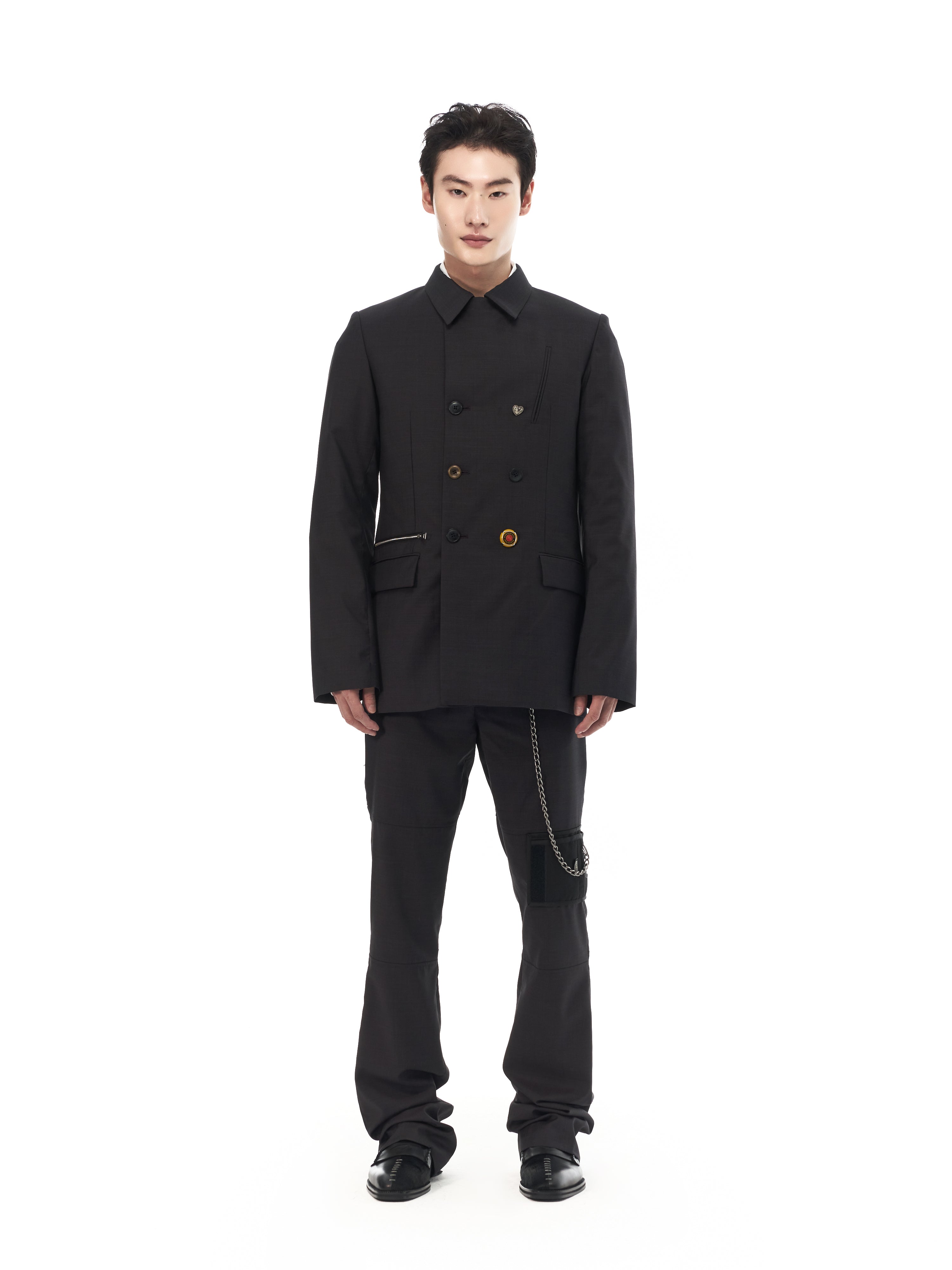 Double Breasted Zip Jacket