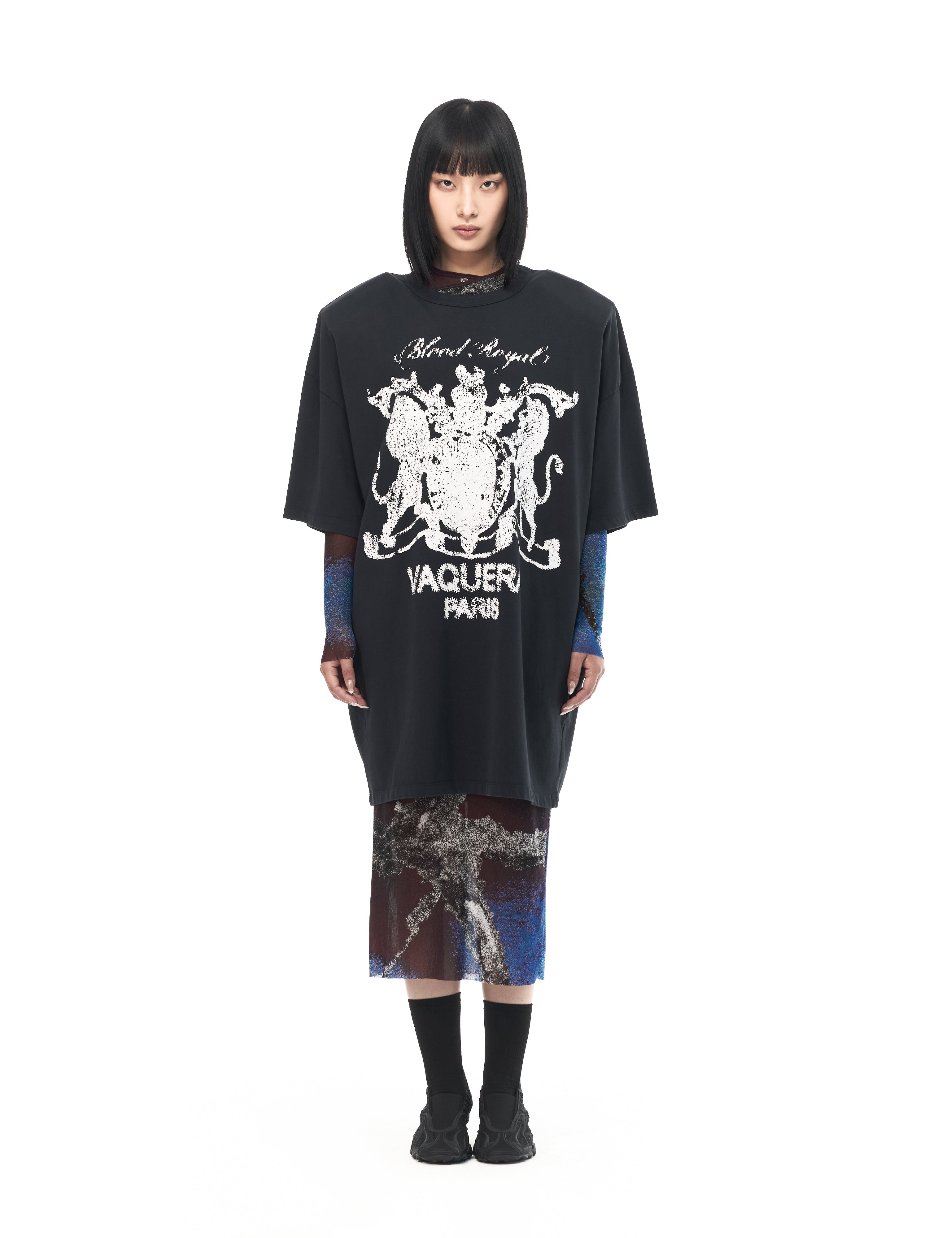 Shoulder Pad Tall Tee Knit