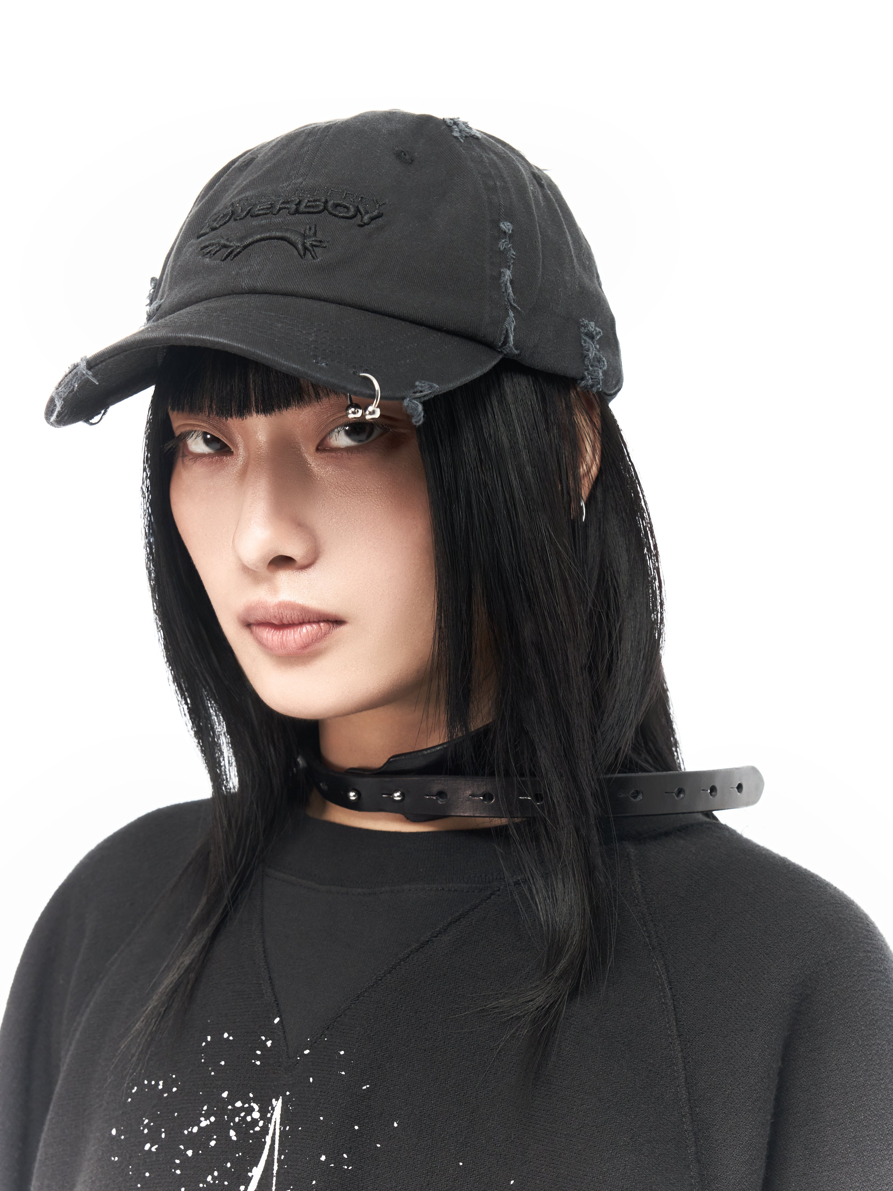 Pierced Logo Cap
