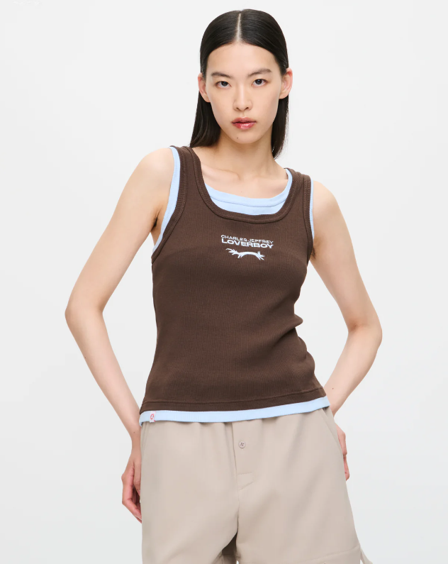 Double Logo Tank Top