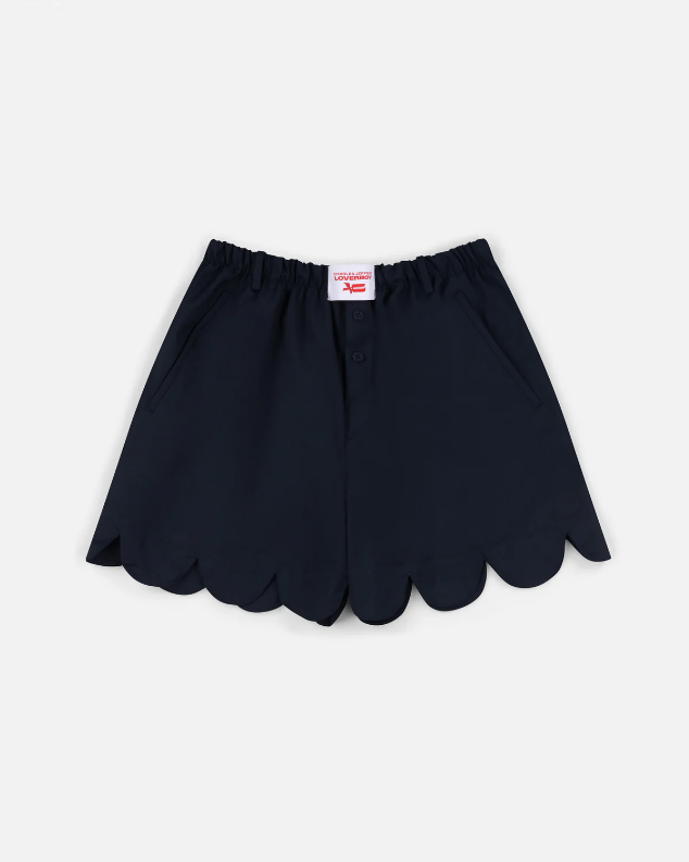 Formal Scalloped Boxer Shorts
