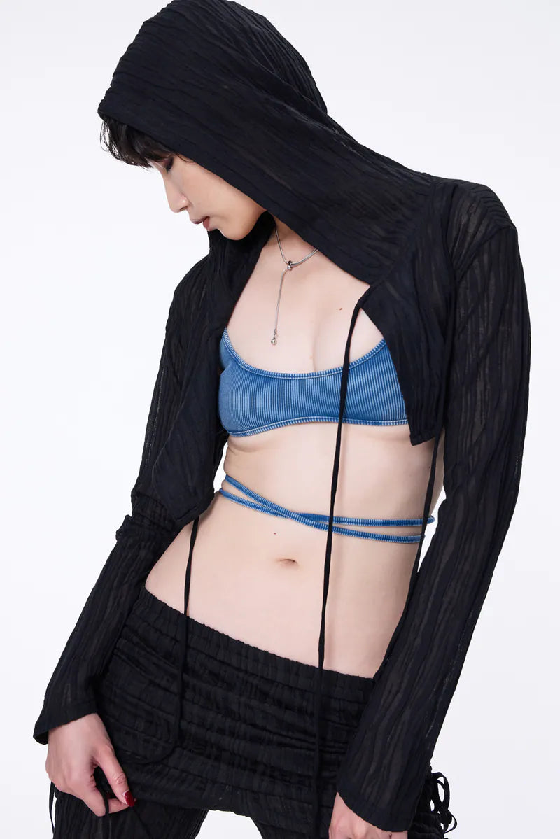 Sheer Hooded Cover-Up