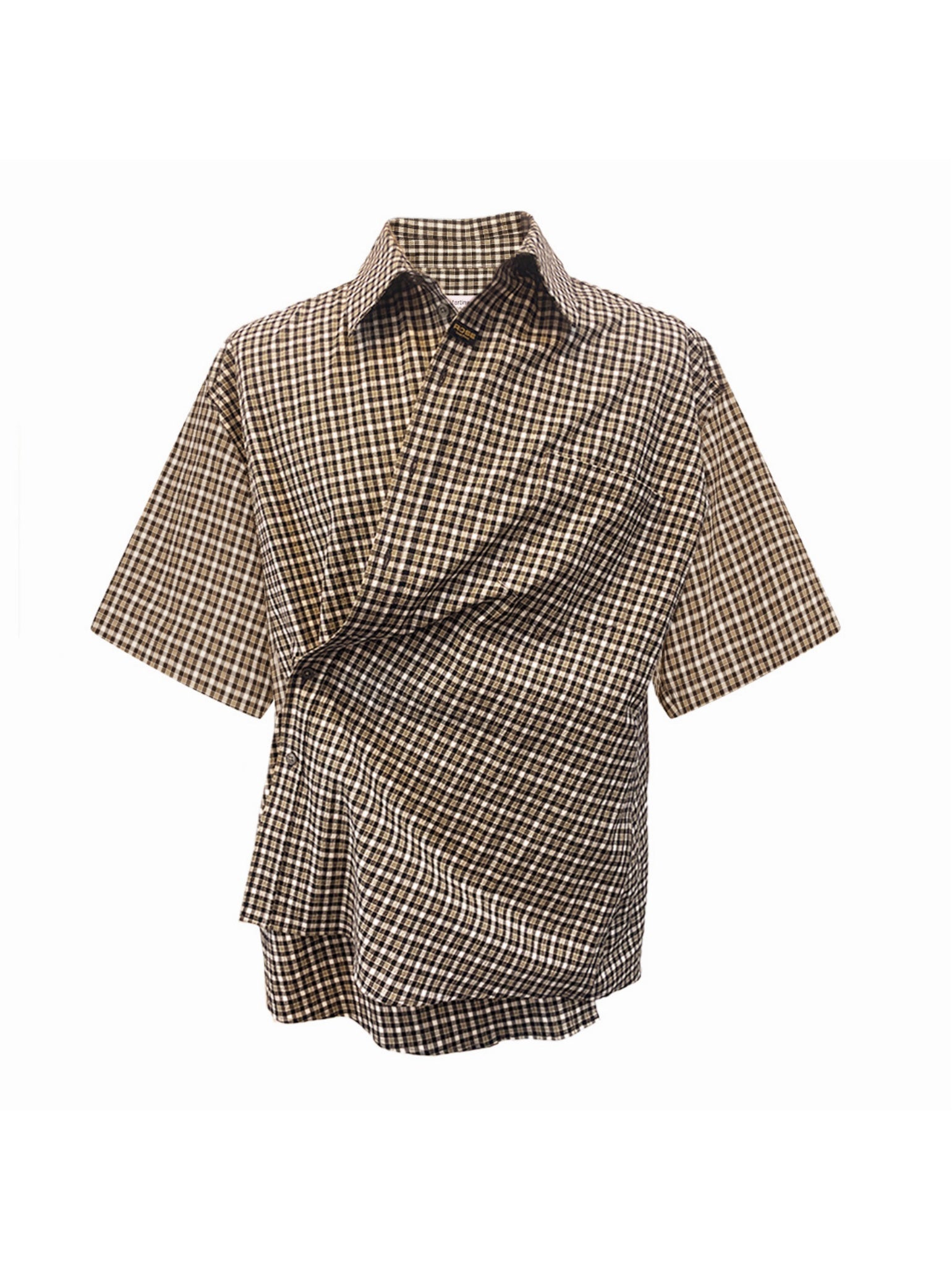 S/s Boxy Wrap Shirt