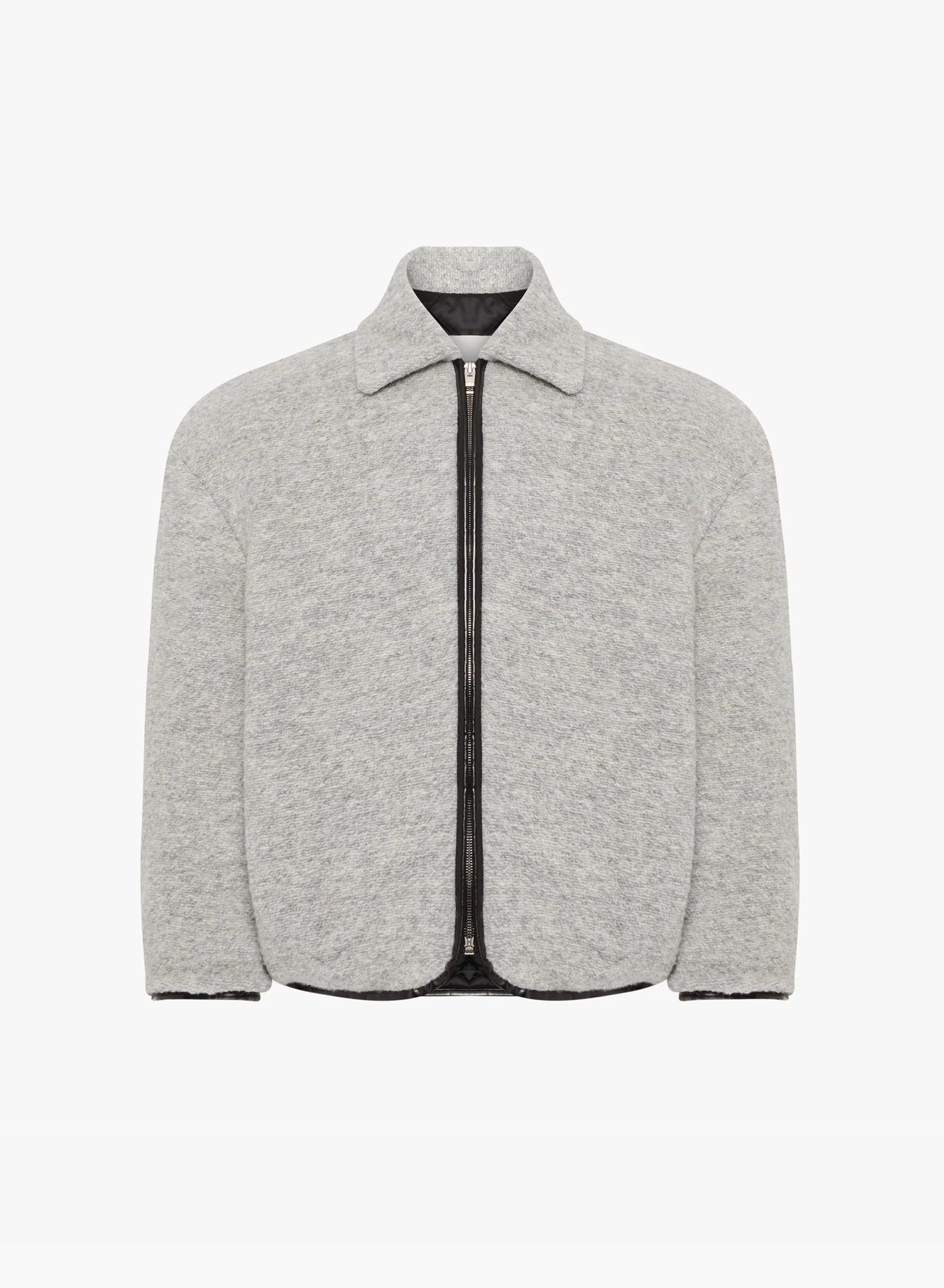 Contrast Trim Casual Jacket