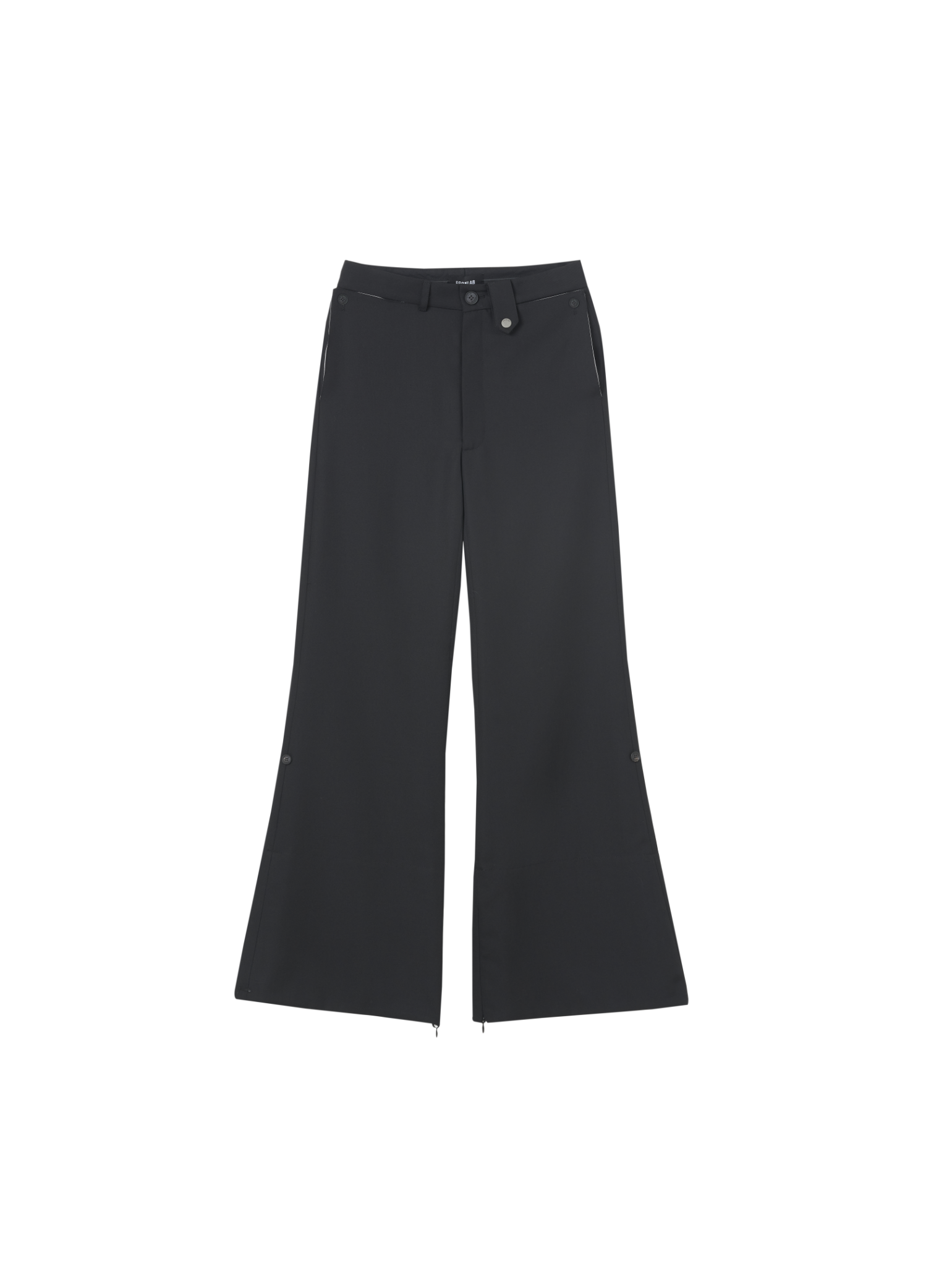 Contrasted Hem Suit Pant