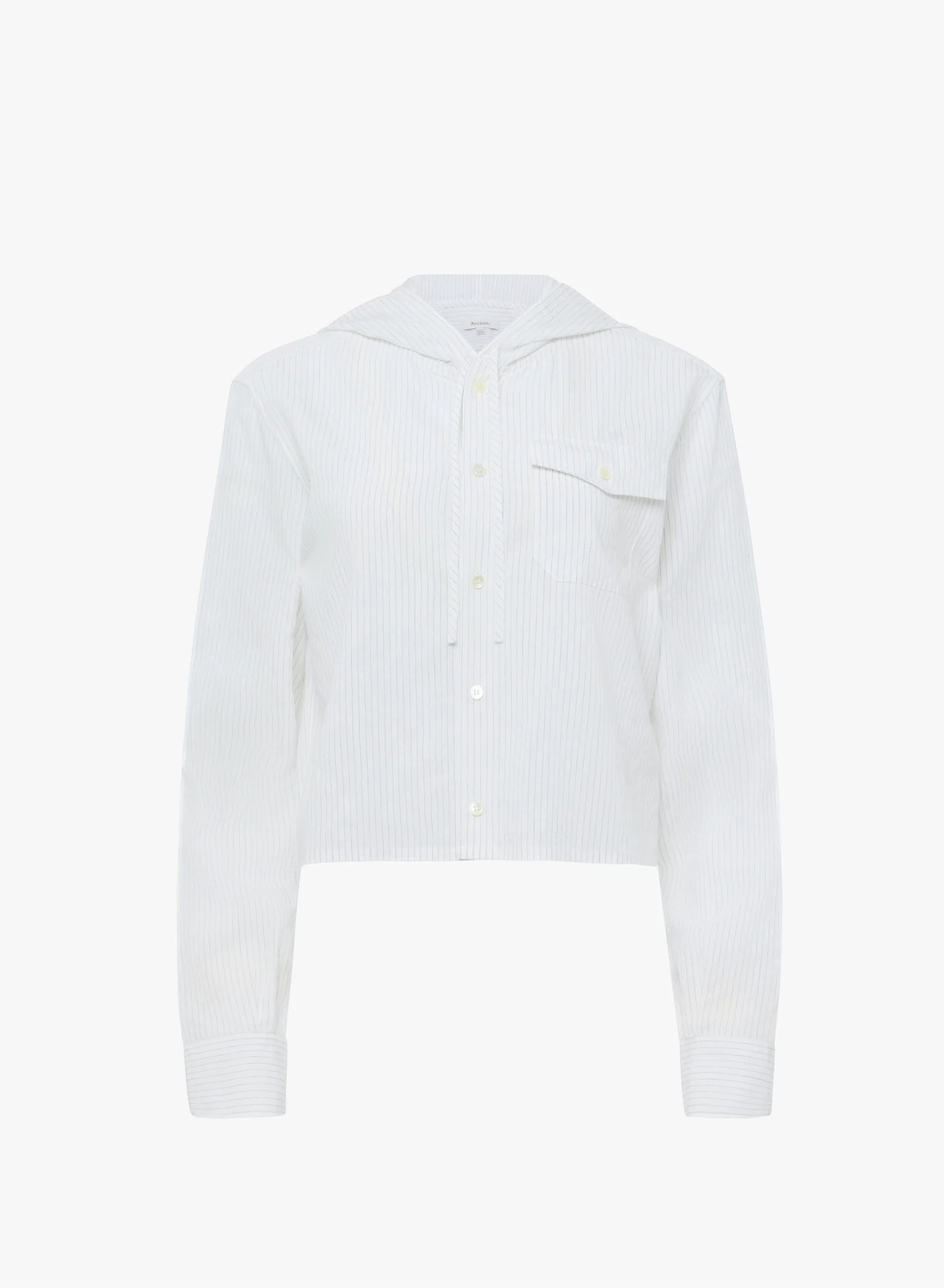 Cropped Hooded Shirt