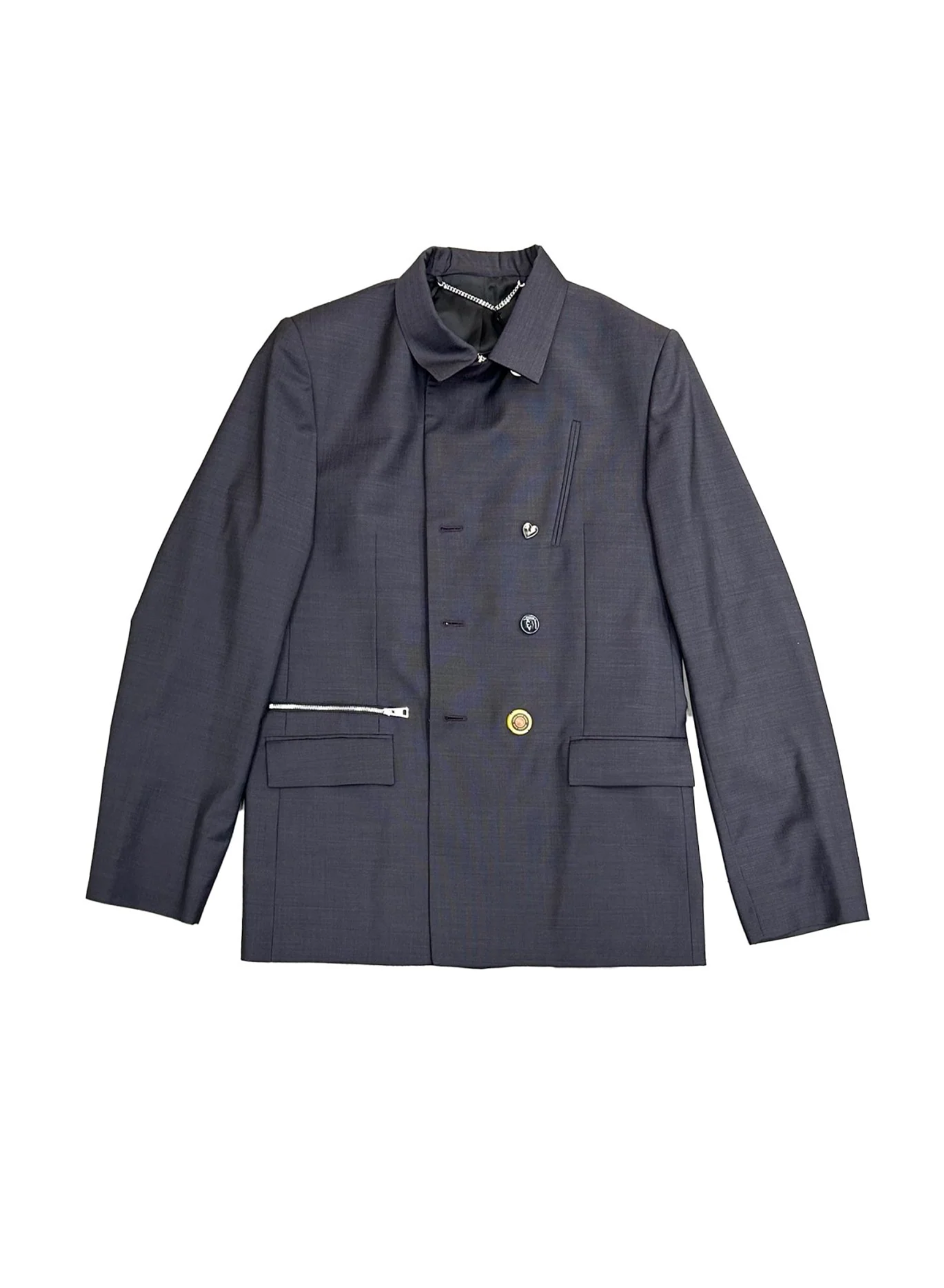 Double Breasted Zip Jacket