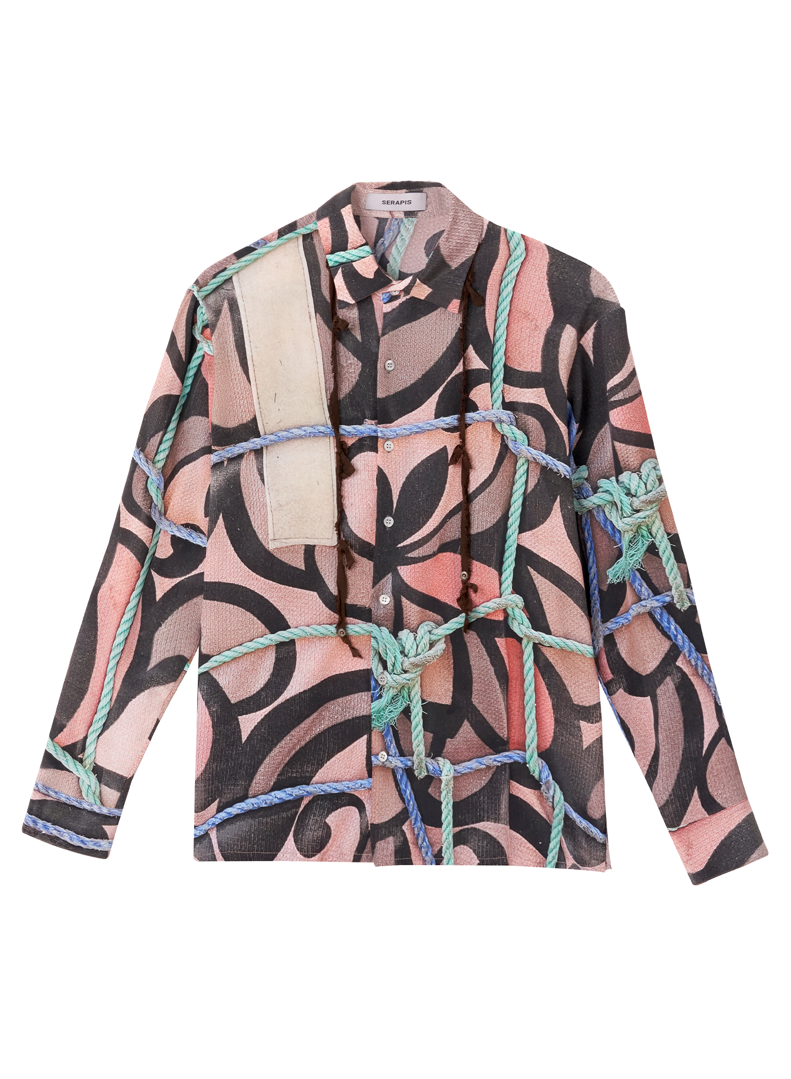 Floral Buoy Silk Shirt