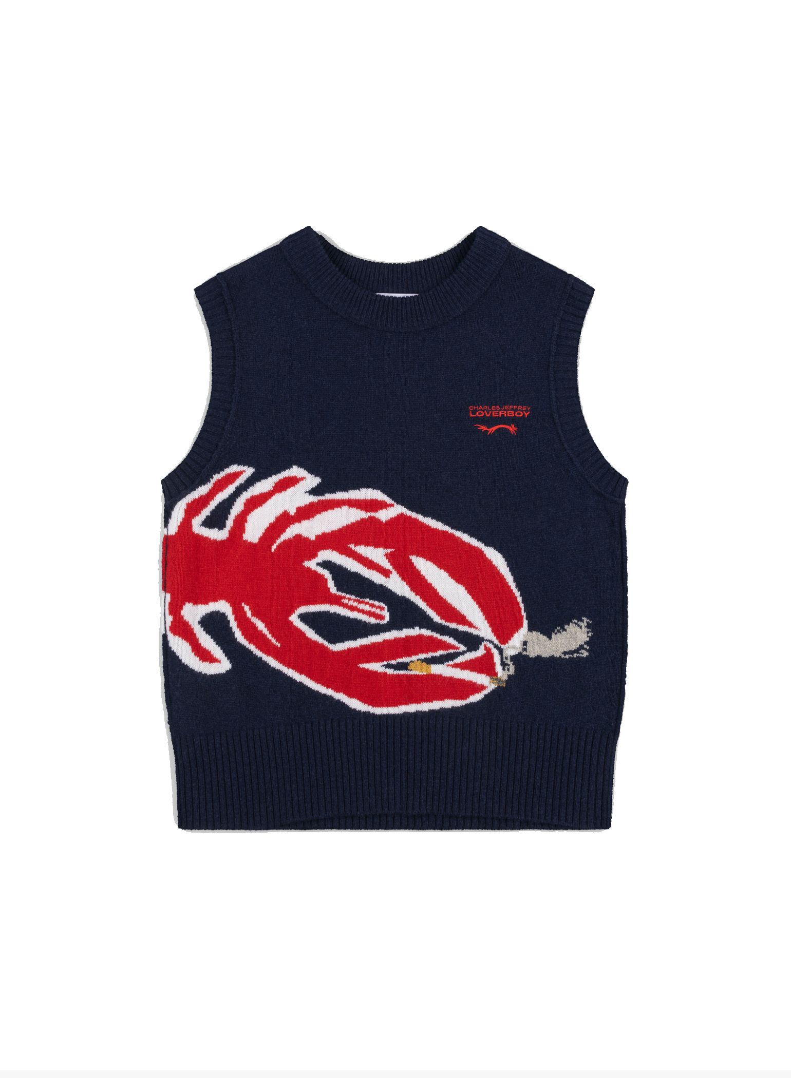 Knitted Graphic Vest