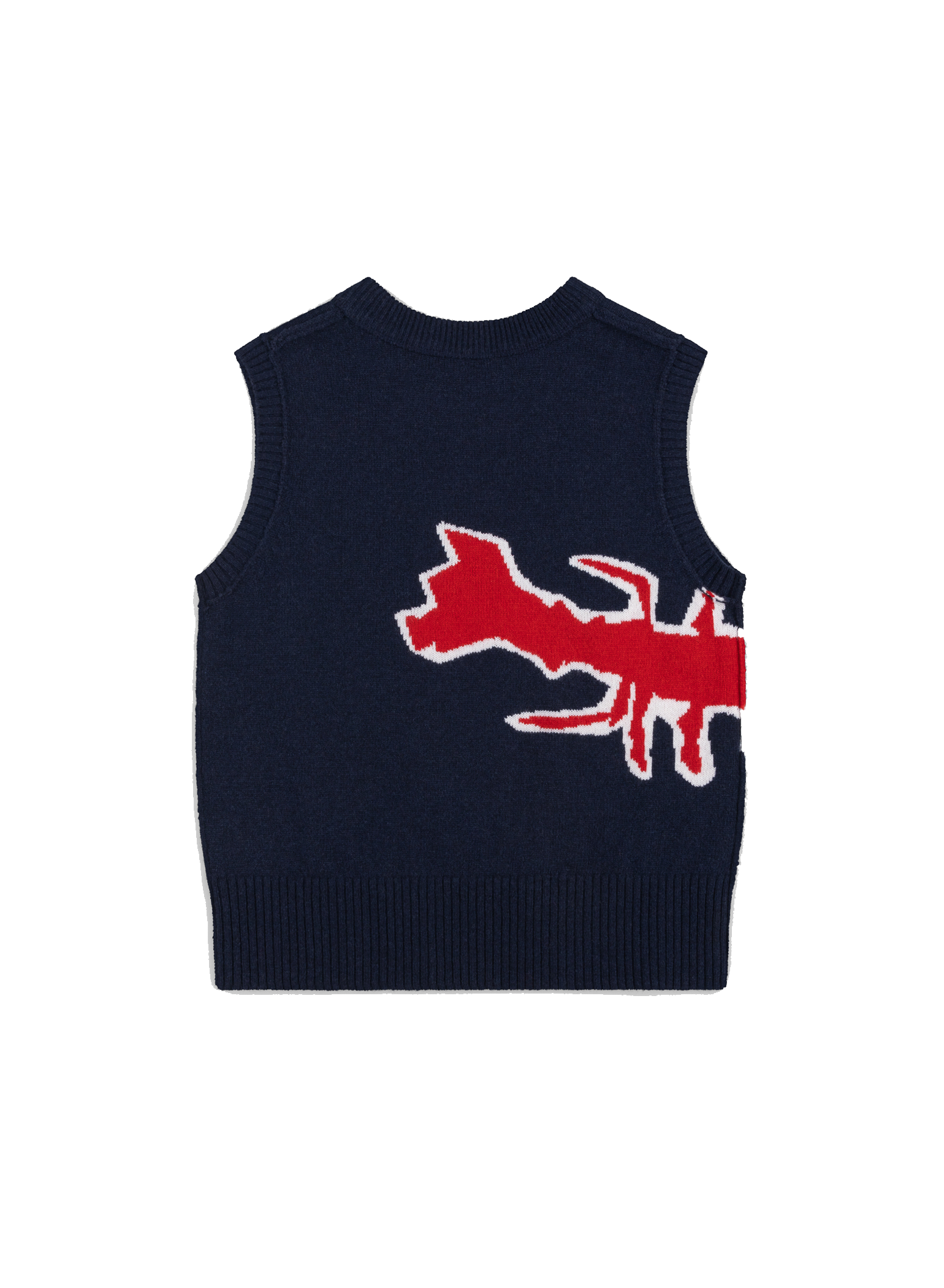 Knitted Graphic Vest