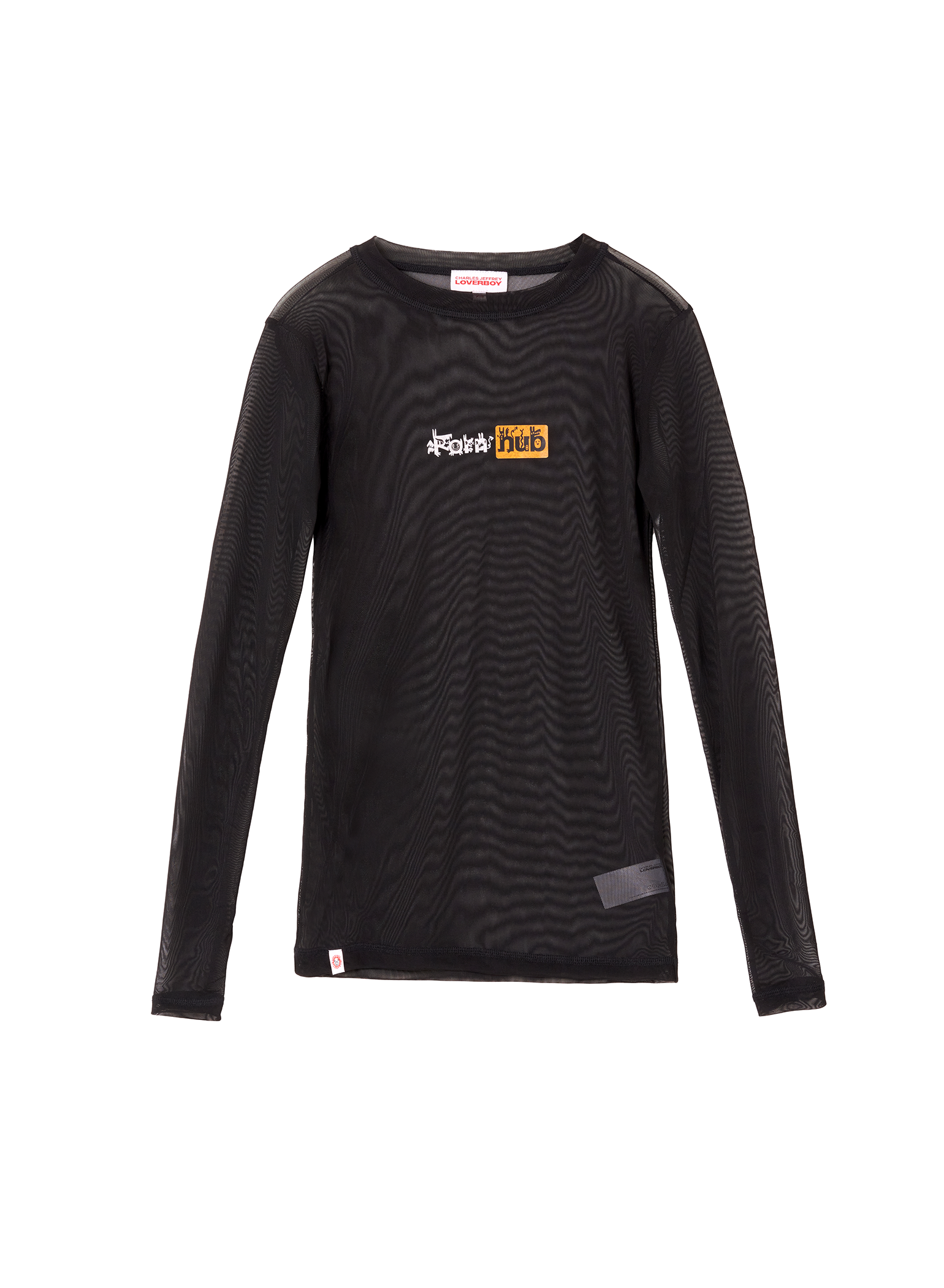 Knitted Pornhub Powermesh Long Sleeve Tee