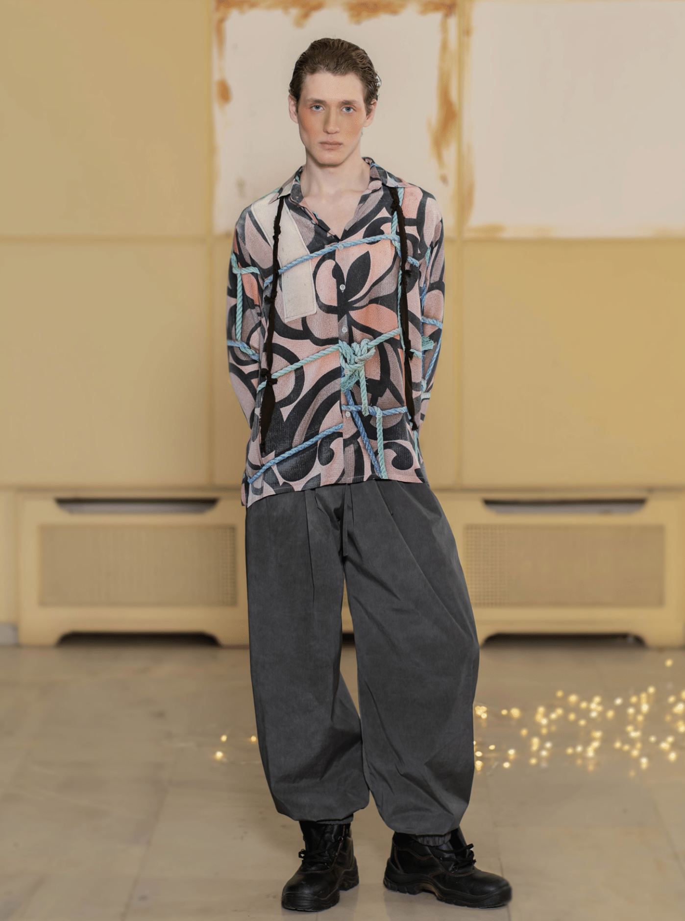 Floral Buoy Silk Shirt