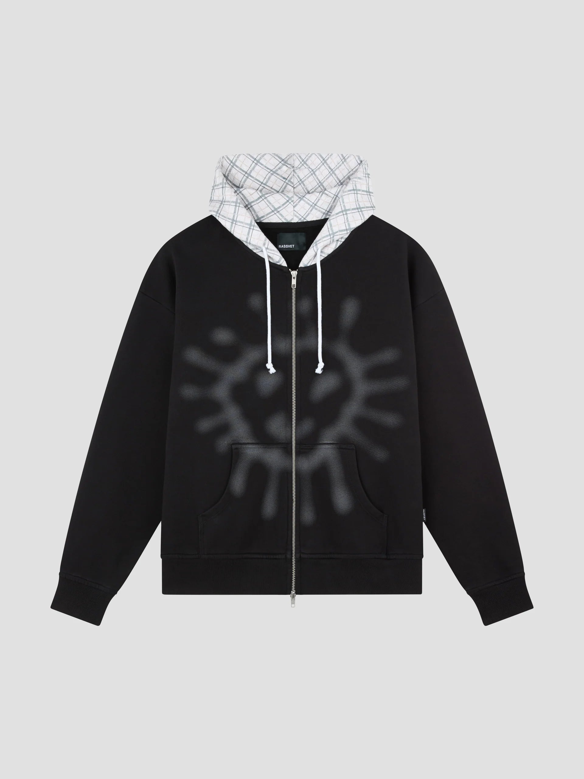 Men Sun Faded Zip Hoodie Knit