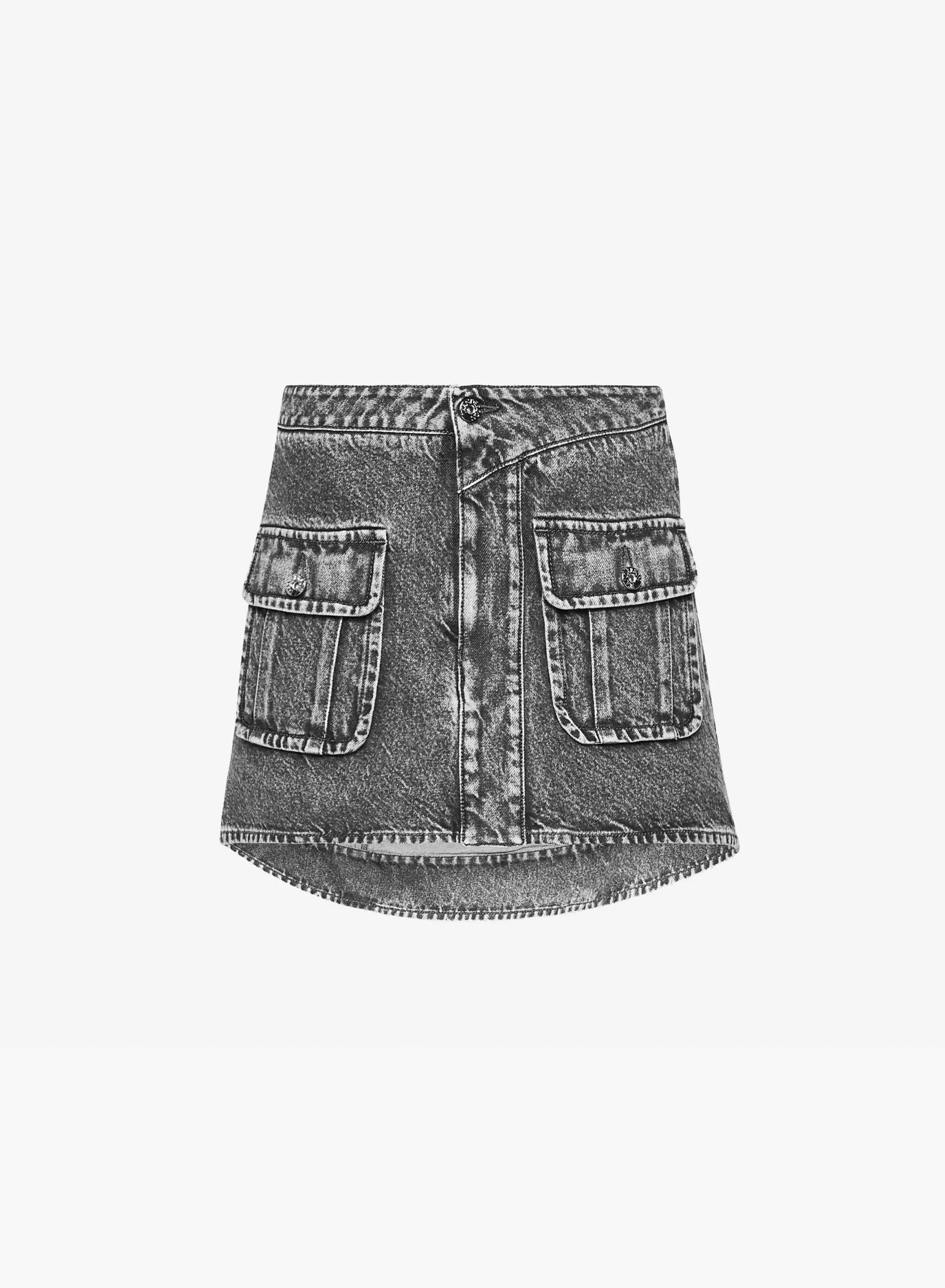 Patch Pocket Mini Skirt