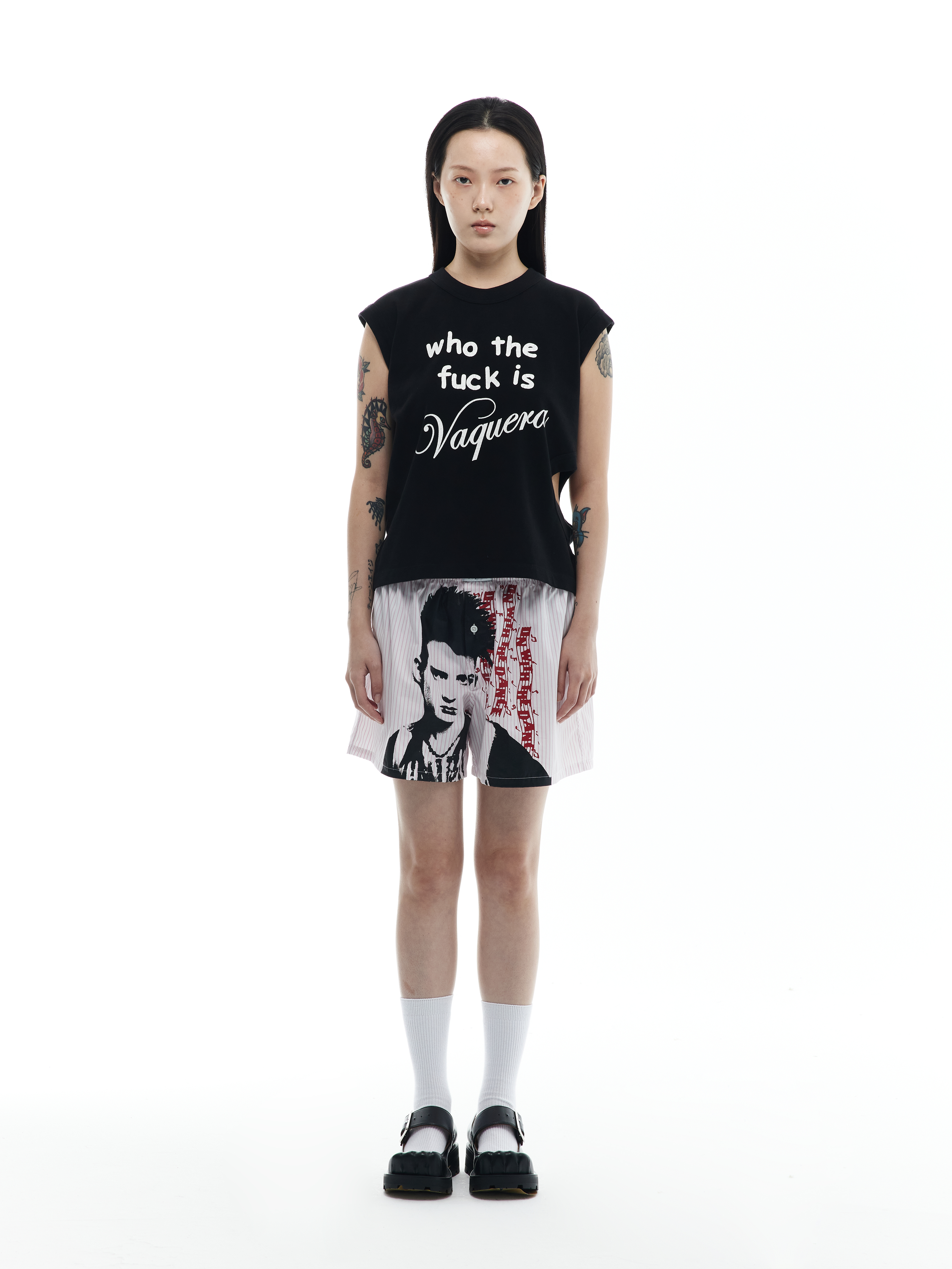 Women Who Tf Twisted T Shirt Knit