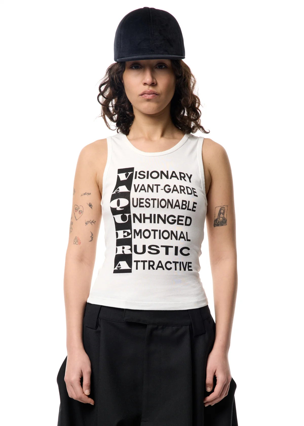 Women Anagram Tank Top Knit