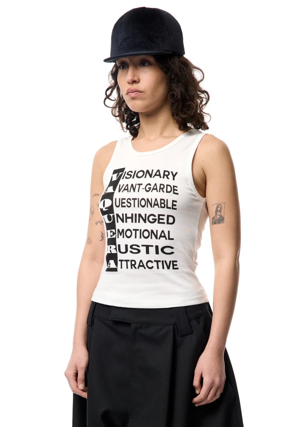 Women Anagram Tank Top Knit
