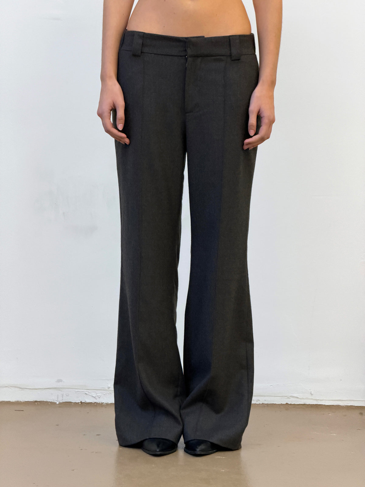Wool Unisex Tailored Trousers