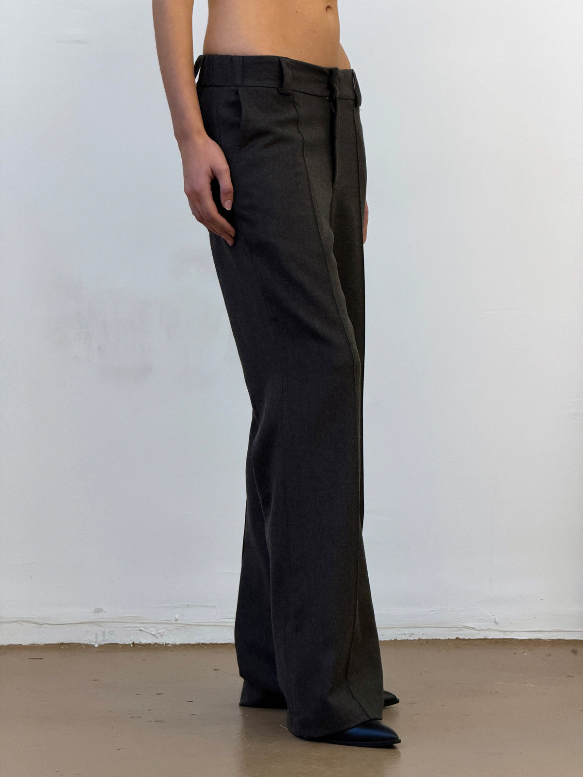 Wool Unisex Tailored Trousers