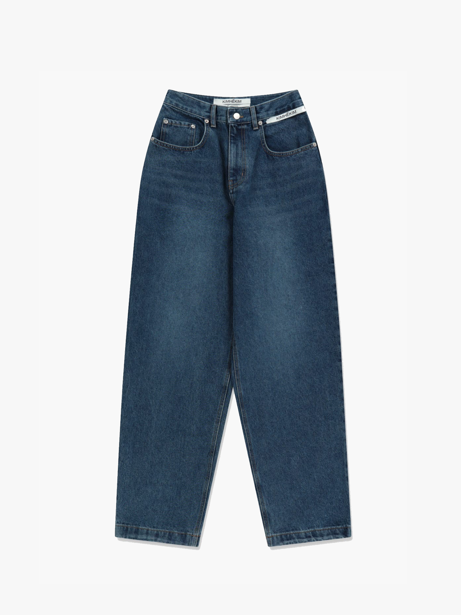 Washed Wide Jeans