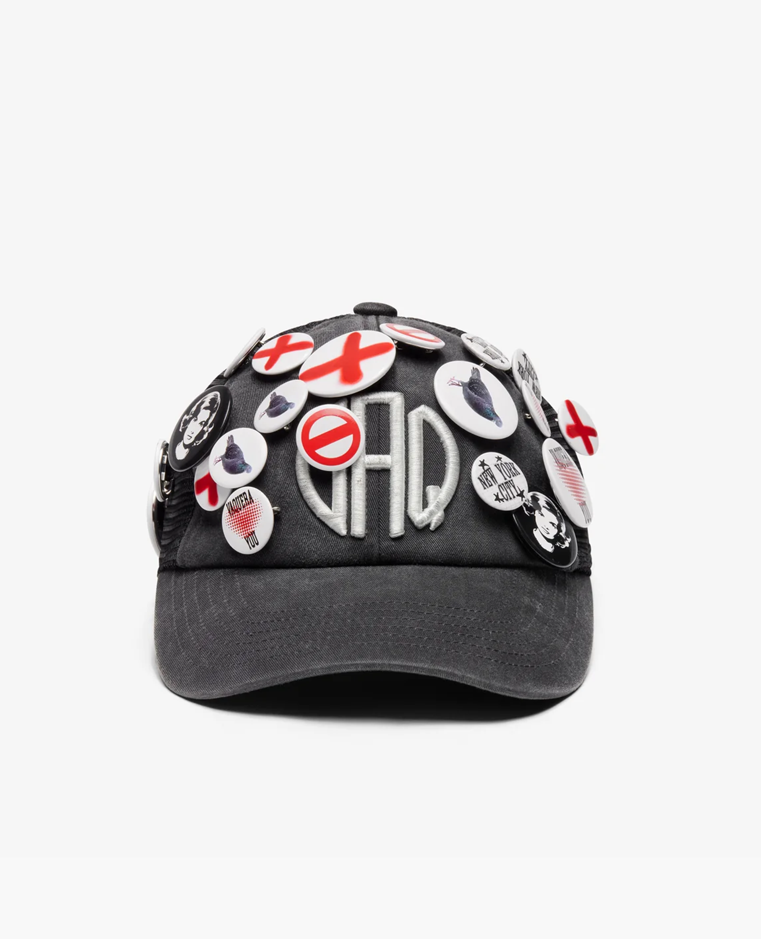 Women Baseball Hat With Pins Woven
