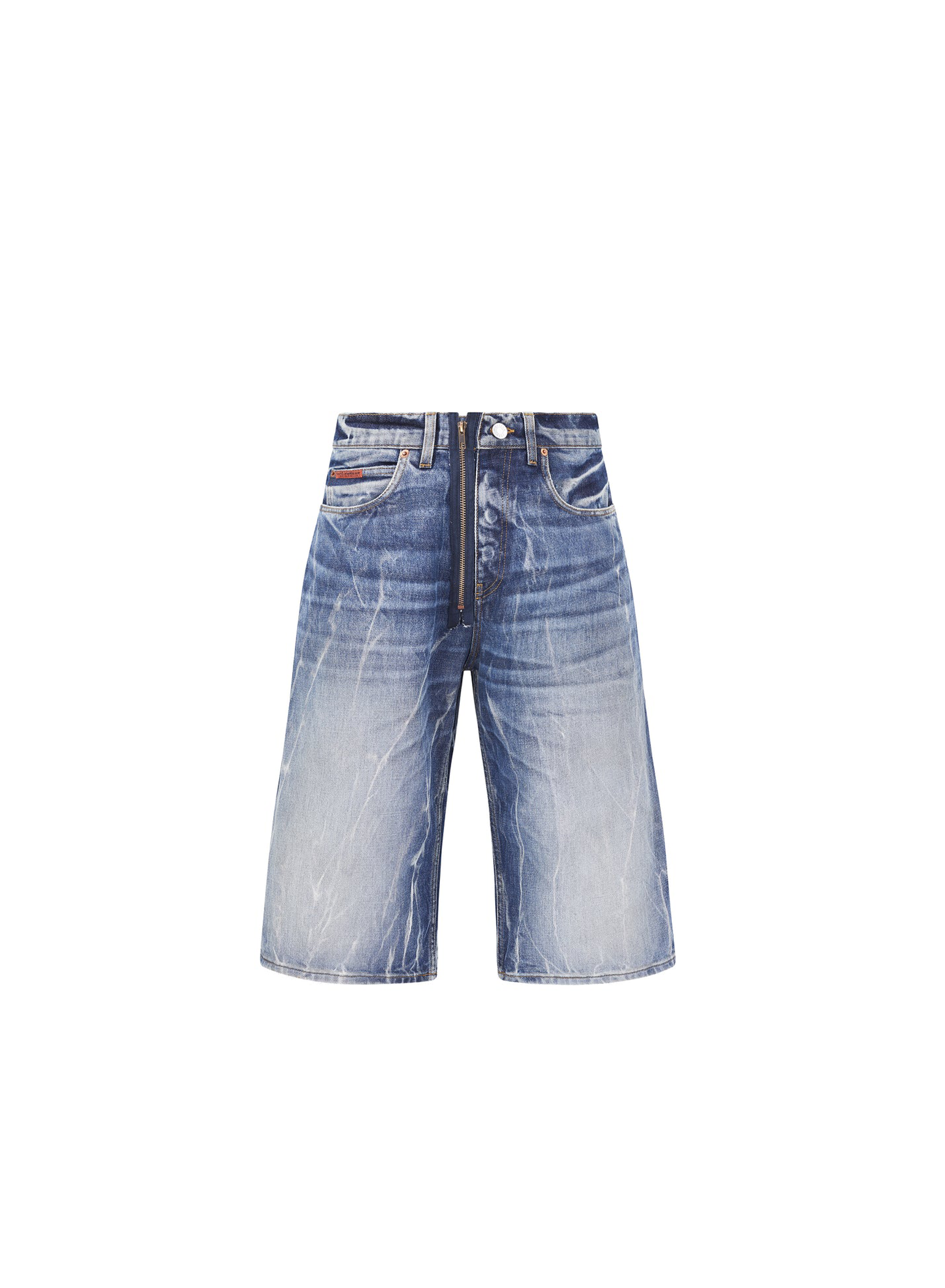 Zip Jean Short