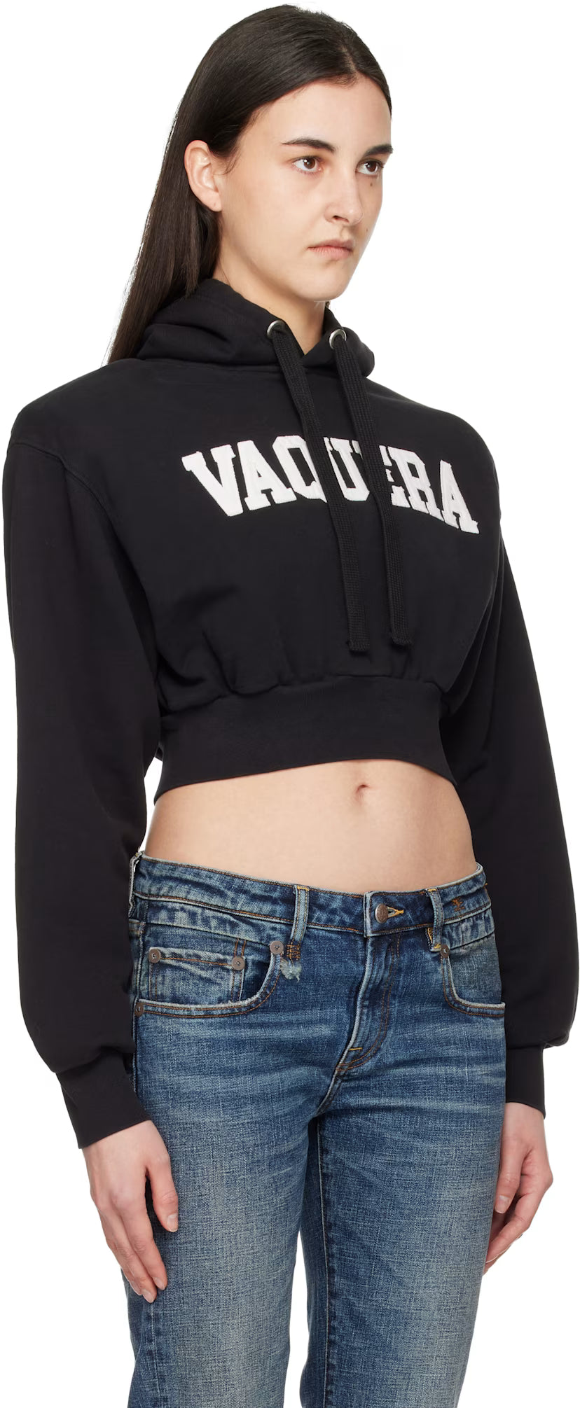 Women Shoulder Pad Hoodie Knit