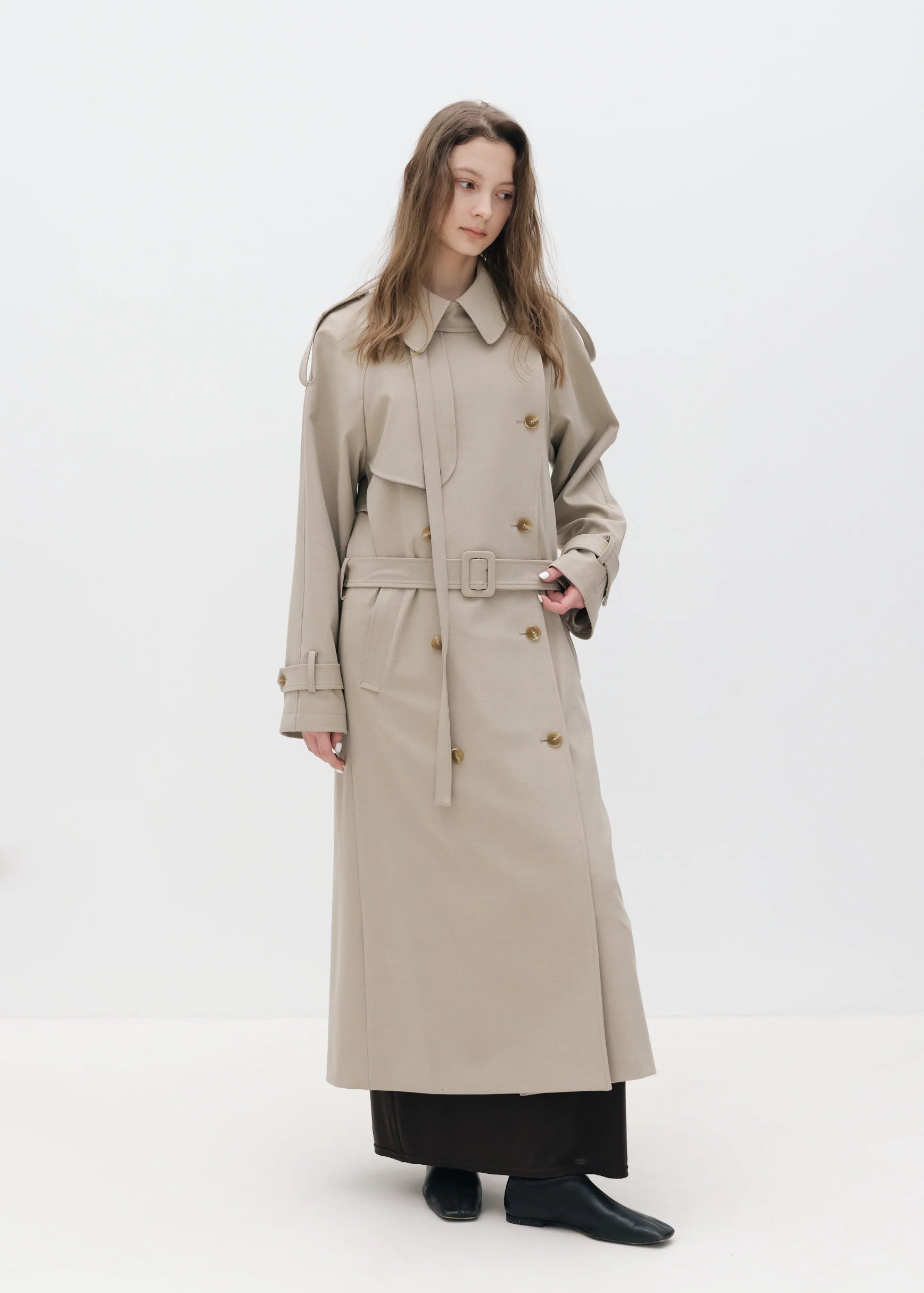 Double-Breasted Trench Coat