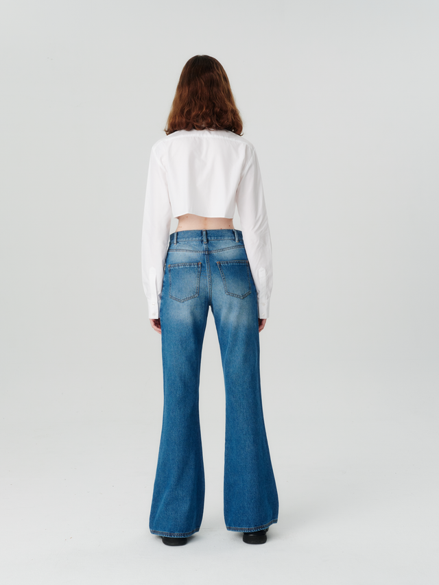 Wide leg jeans