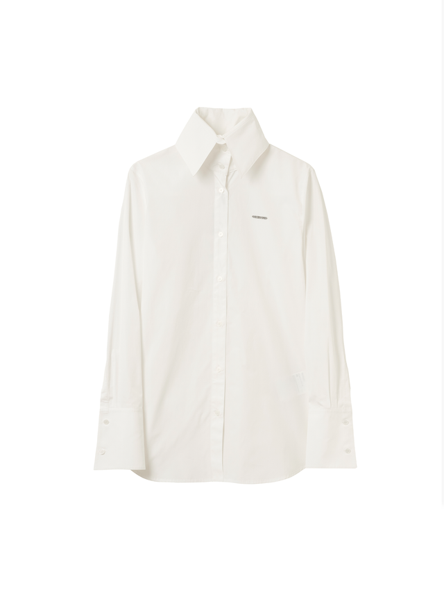 High-neck Collar Shirt