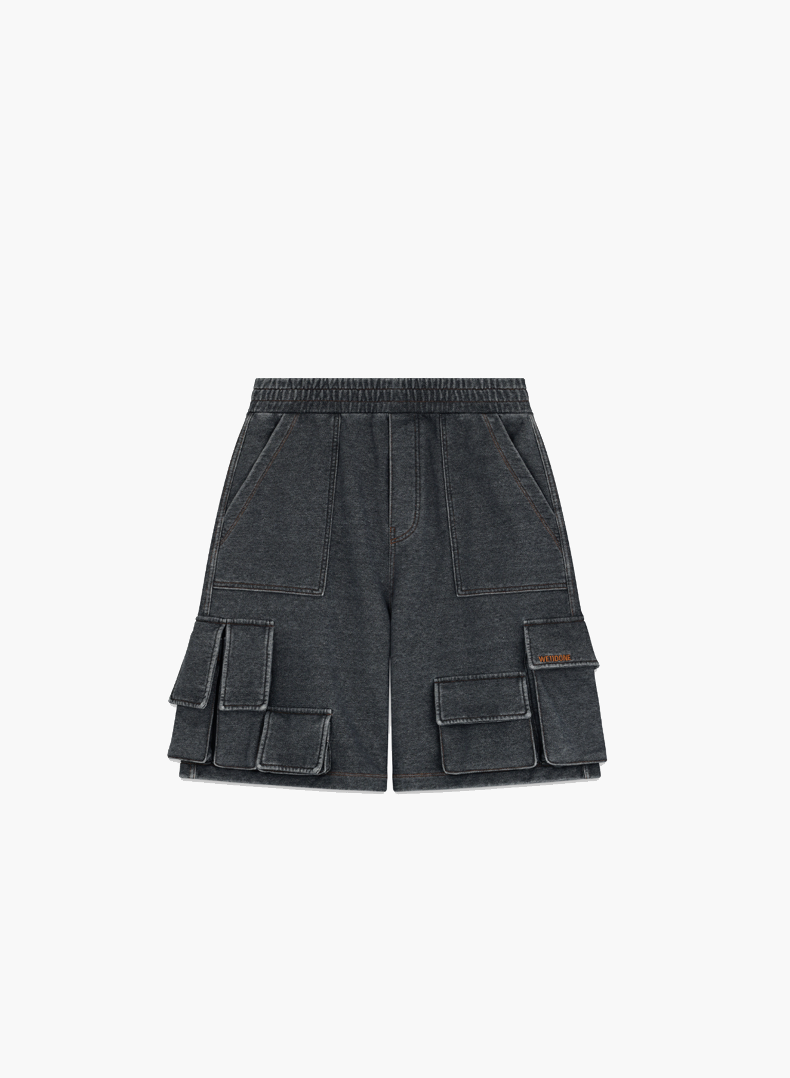 Denim-like Cargo Shorts