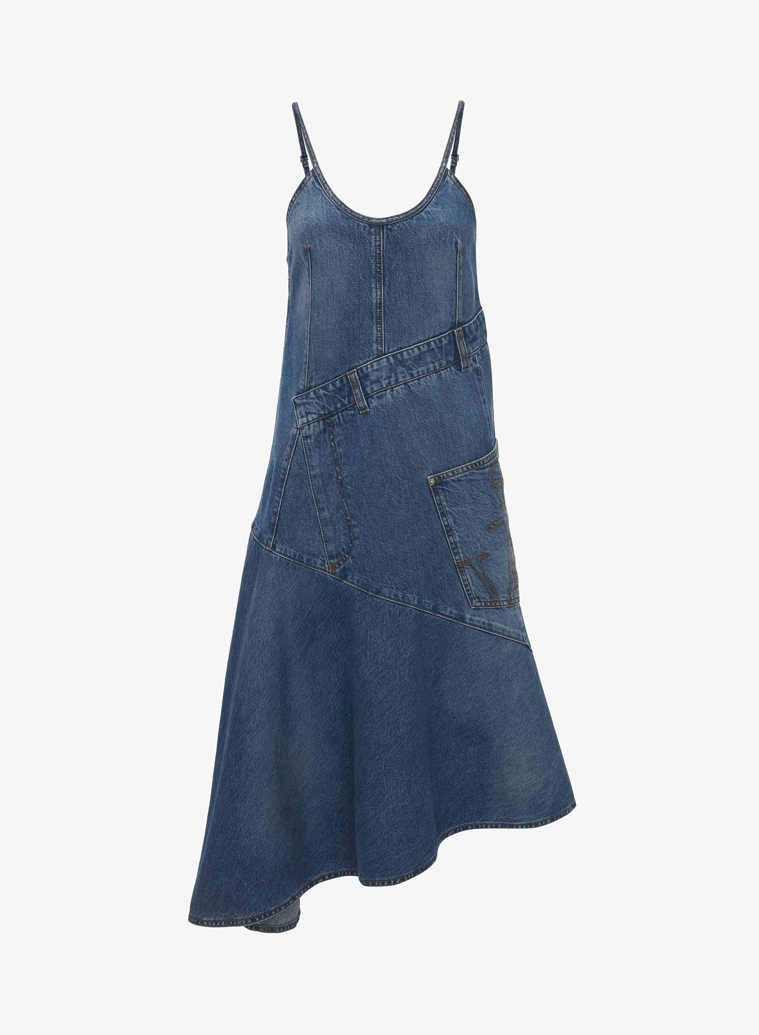 Twisted Denim Dress