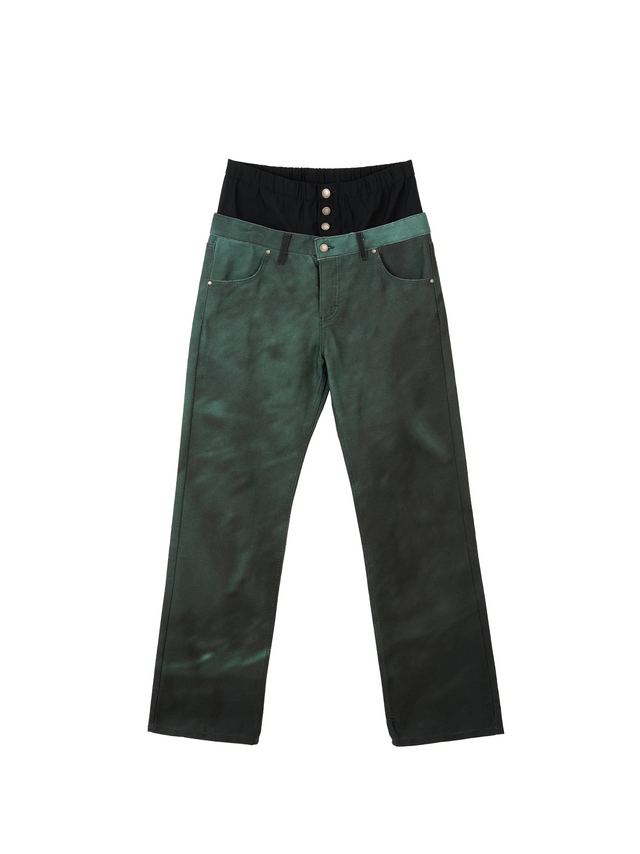 Double Hull Green Pri Pants