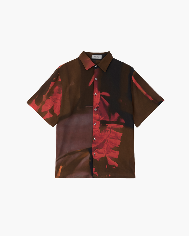 Red Canopy Silk Shirt