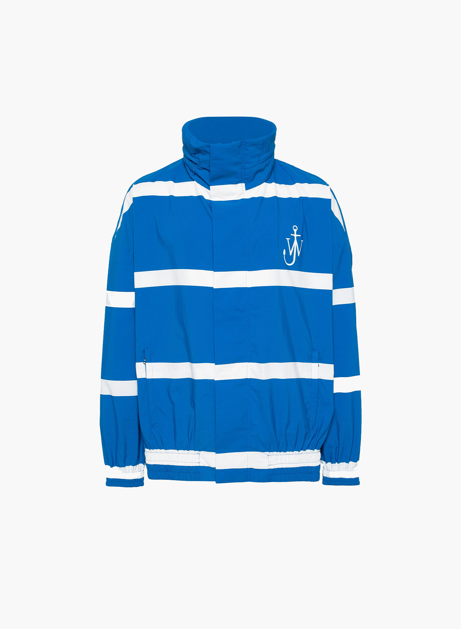 Striped Logo-Print Jacket