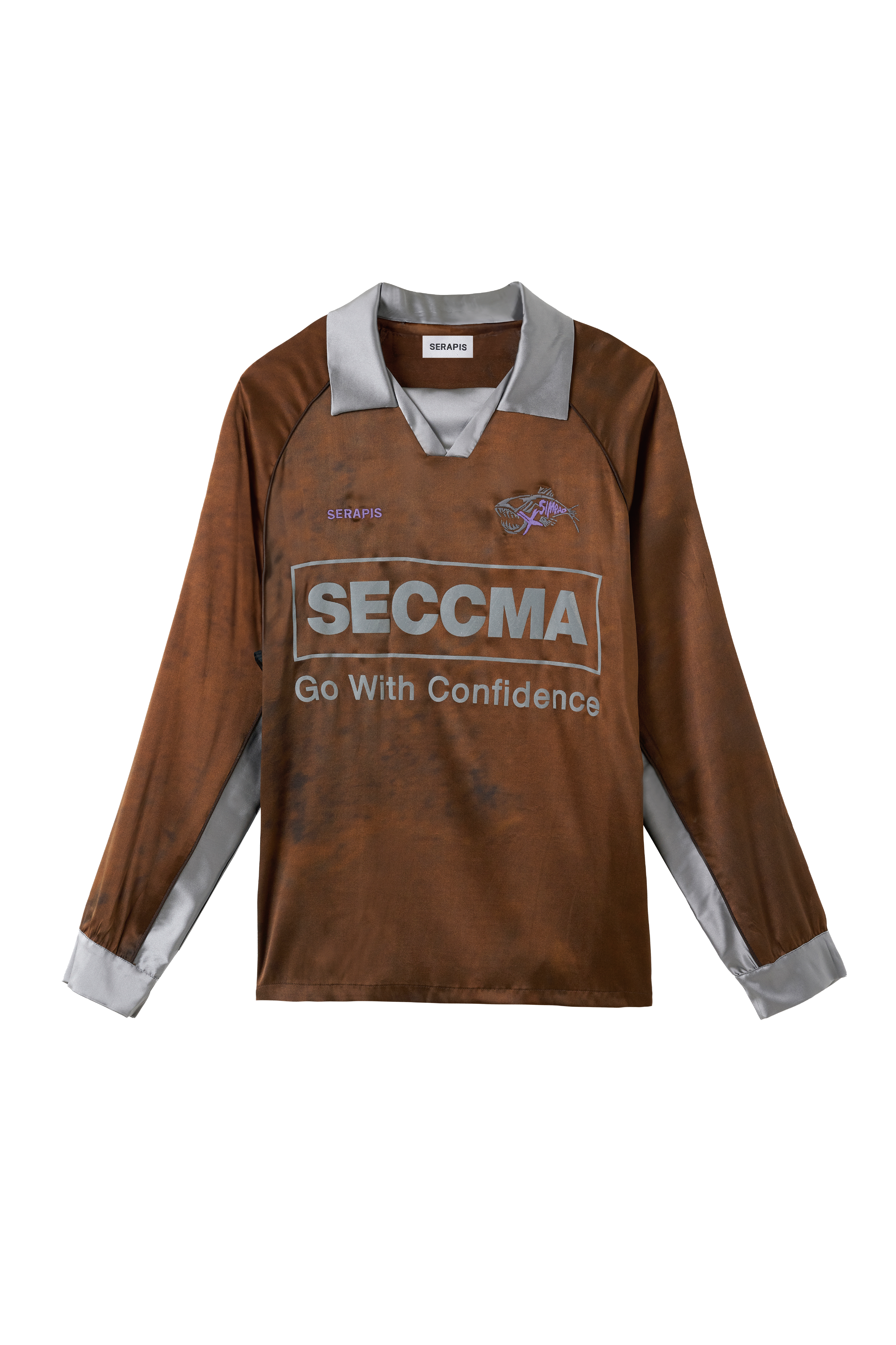 Rust Long Football Top