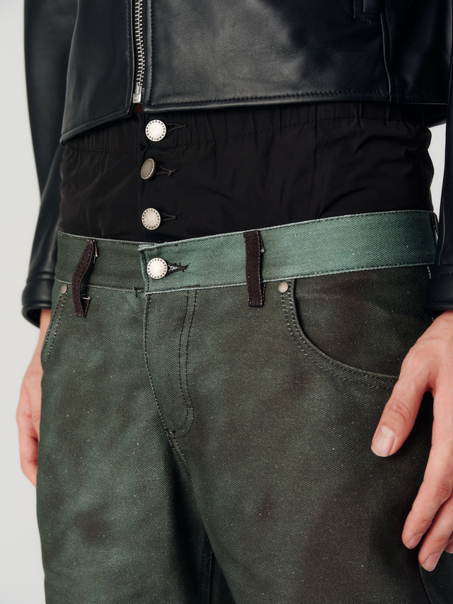 Double Hull Green Pri Pants