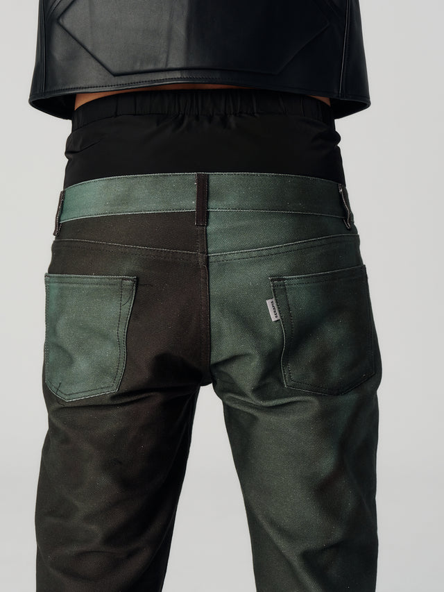 Double Hull Green Pri Pants