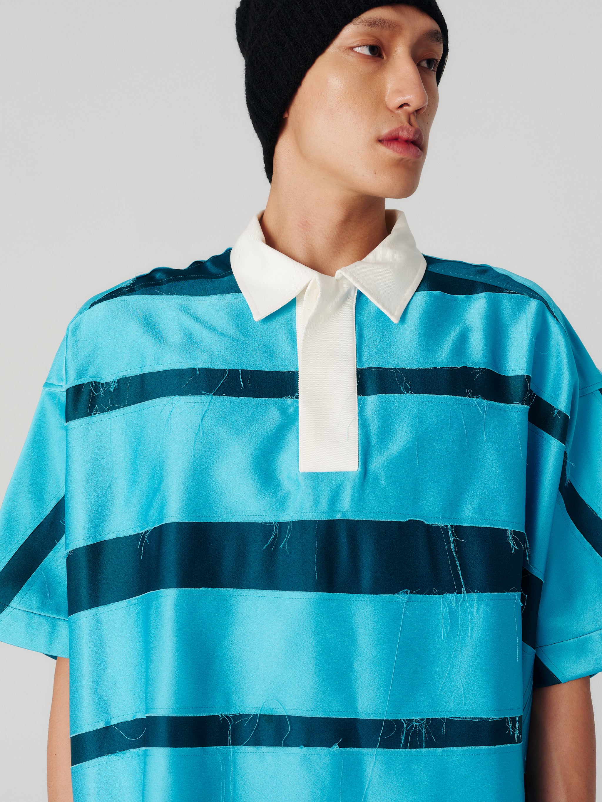 Tシャツ・カットソー BOTTER SS23 Multicolor mesh polo shirt (7026K012 STRIPE) 20231104_7.133378.jpg?v=