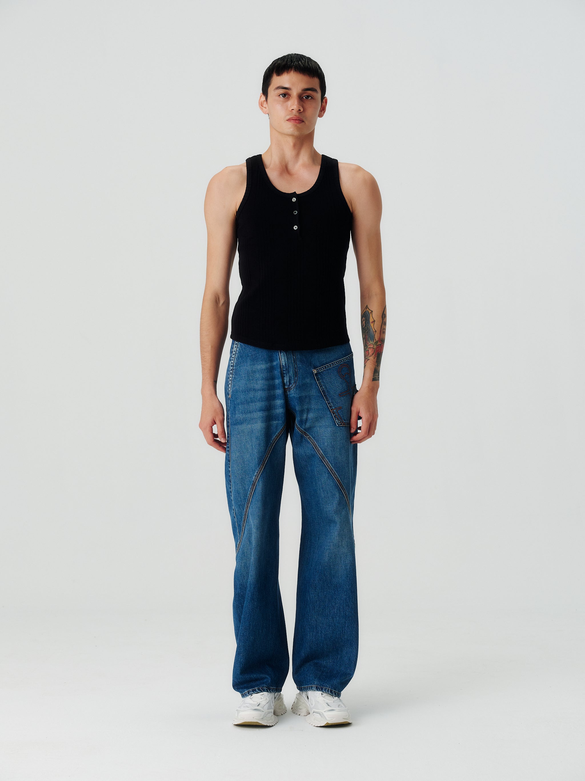 Twisted workwear jeans