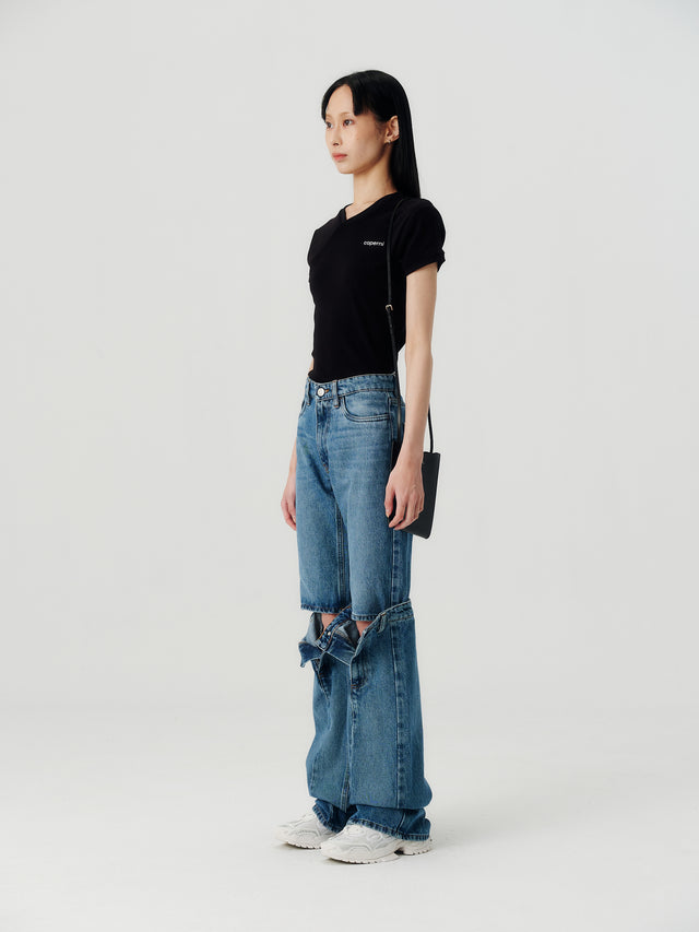 Open Knee Jeans