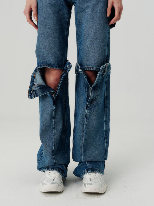 Open Knee Jeans