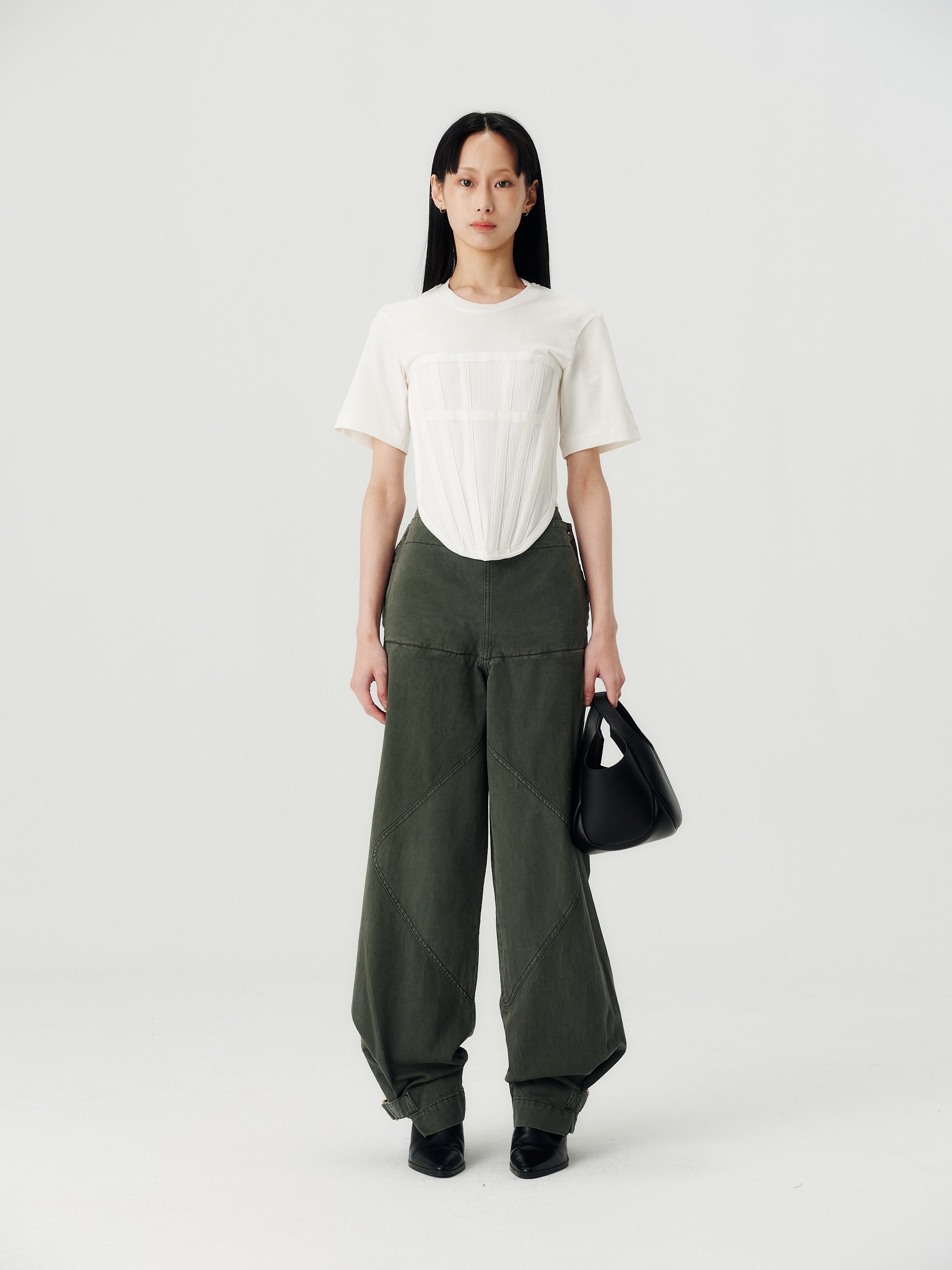 Belted Shell Pant