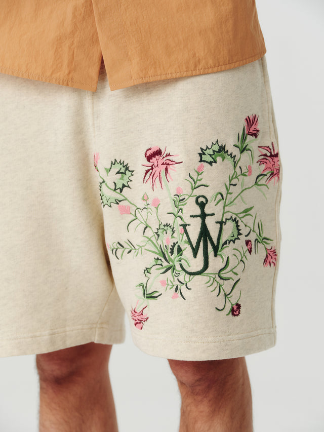 Embroidered Shorts -Pol Anglada Art Work