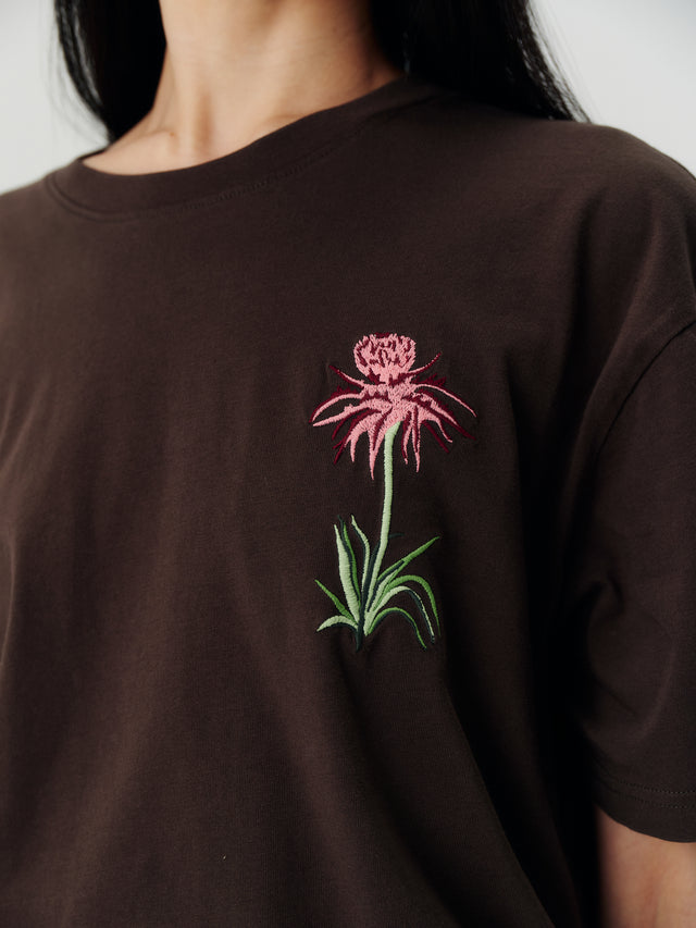 Embroidered T-shirt- pol Anglada Artwork