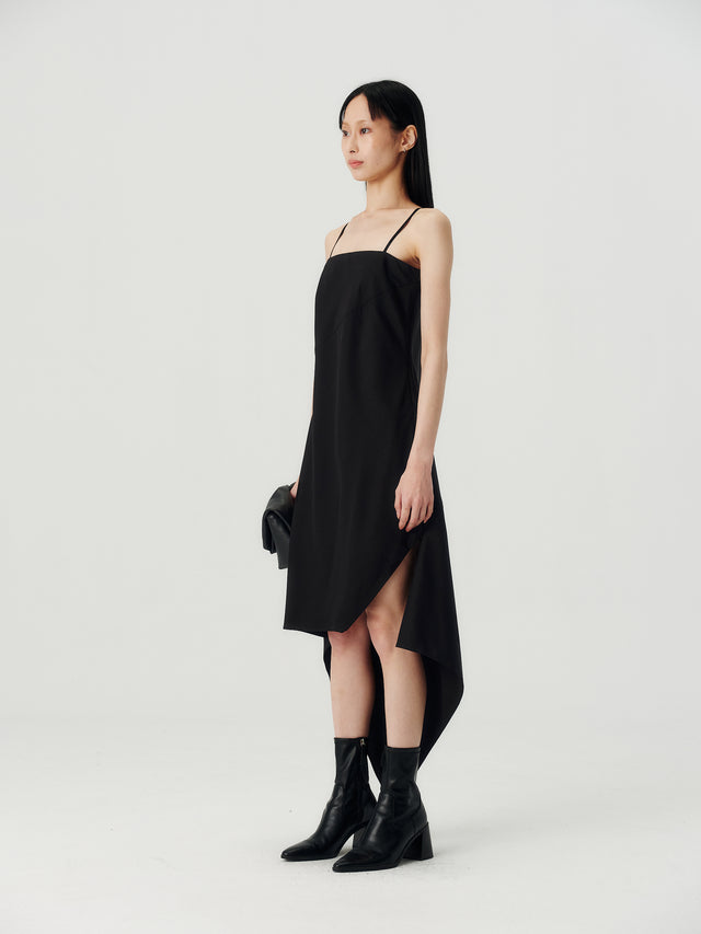 Scarf Hem Dress