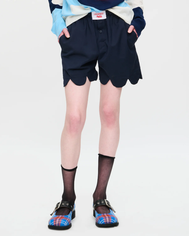 Formal Scalloped Boxer Shorts