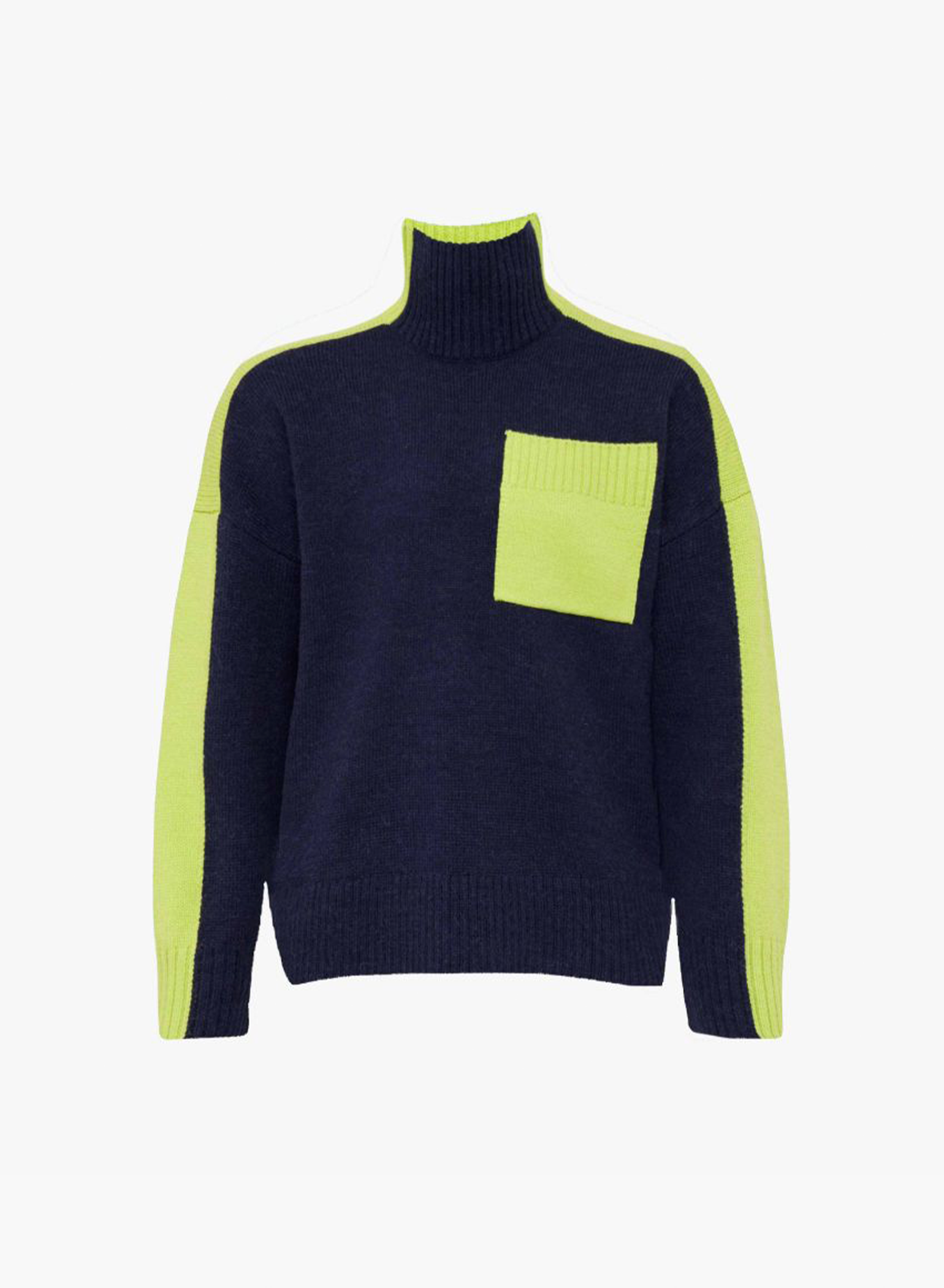 Two Tone Patch Pocket Jumper