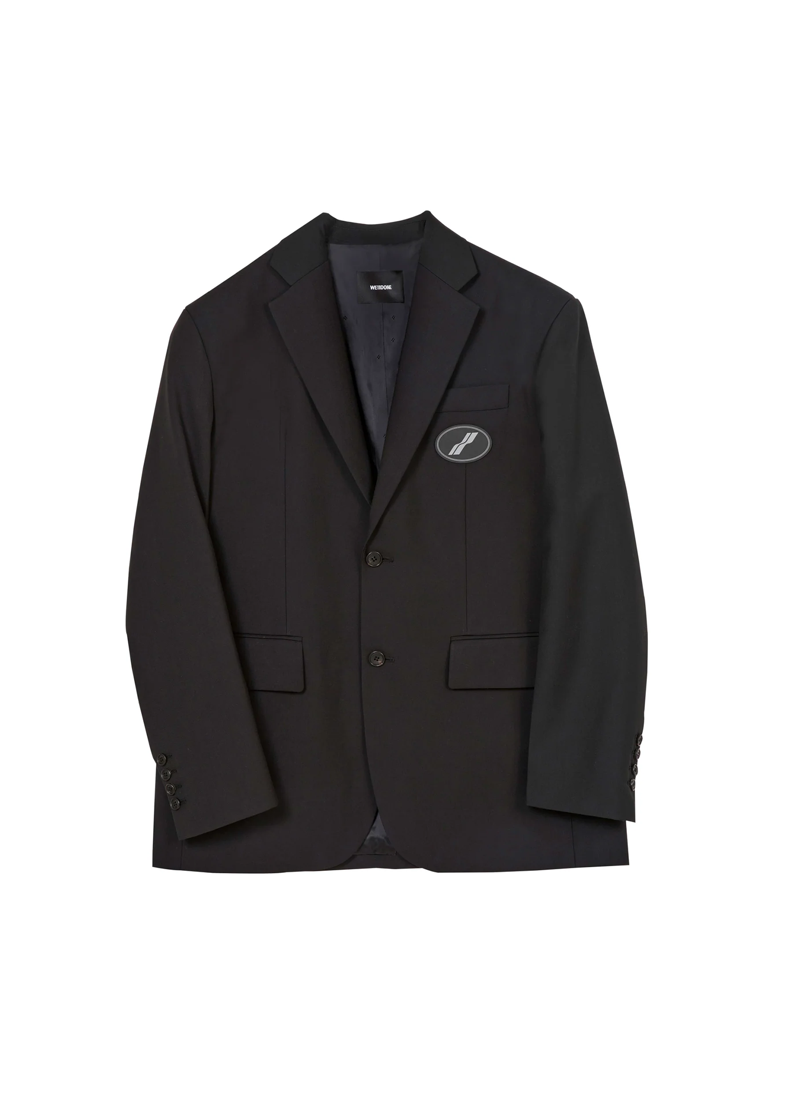 Oversized logo blazer