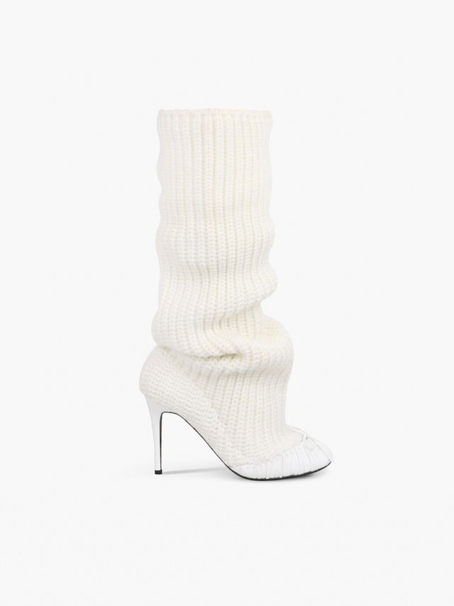 Knee High Knit Heel